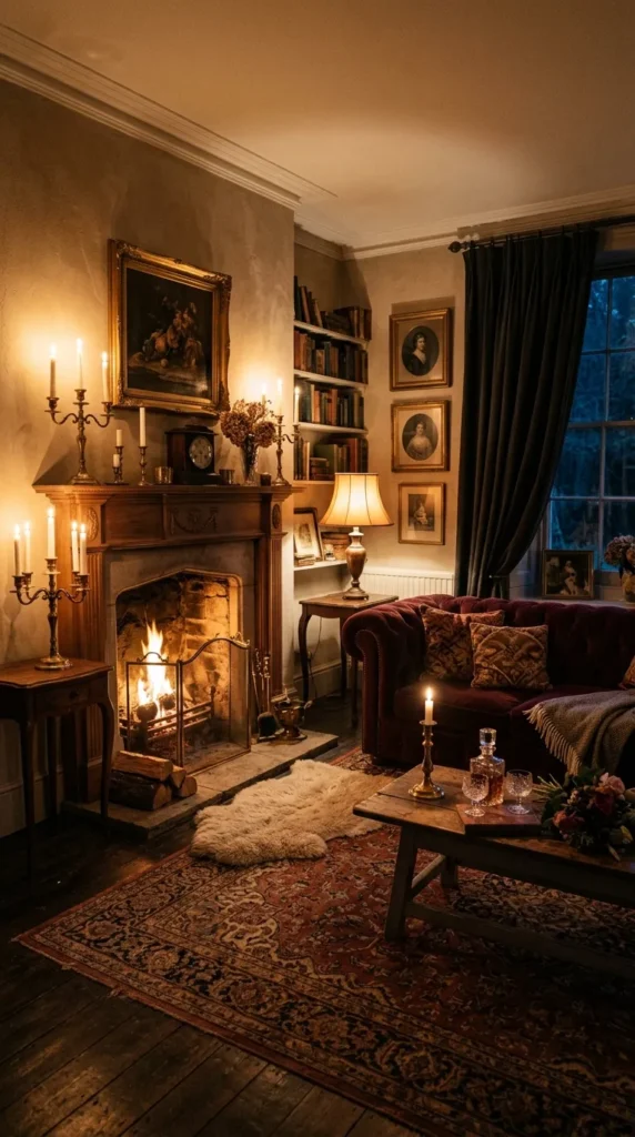 Use Candlelight and Warm Lamp Light