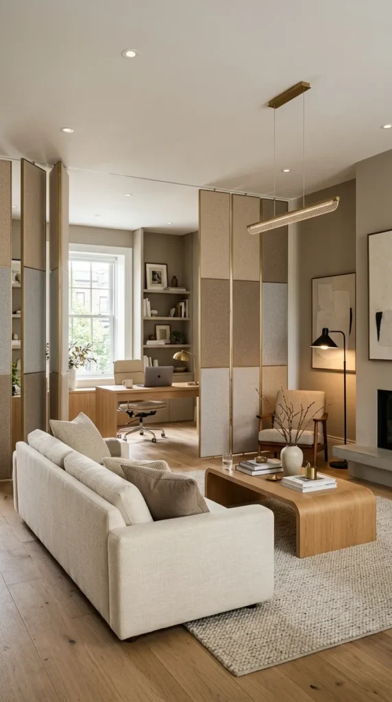 Acoustic Panels as a Functional Divider