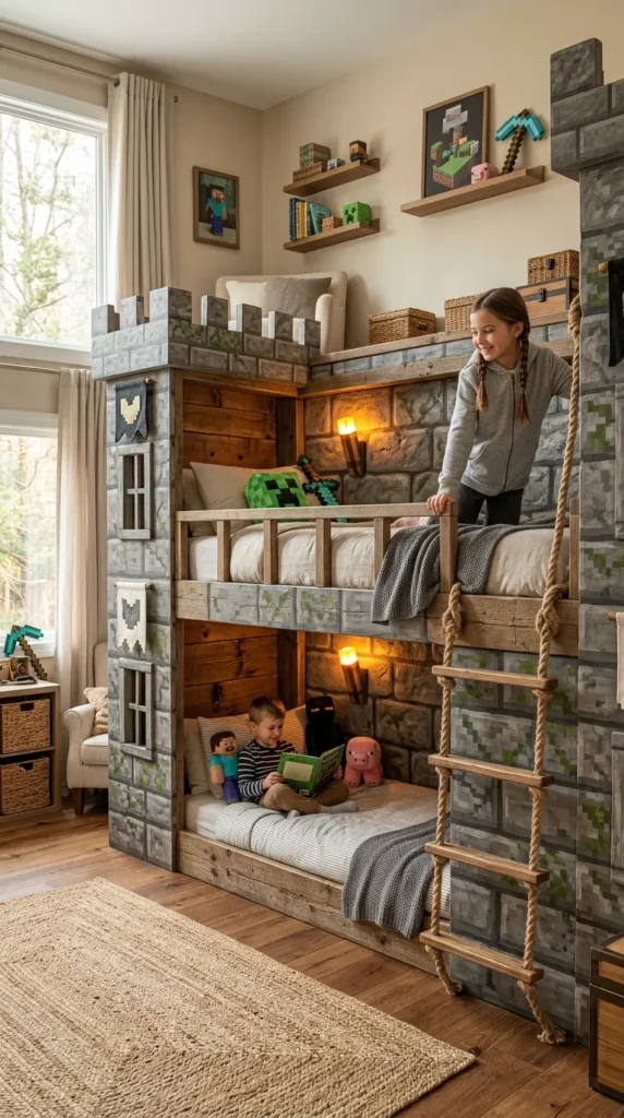 Bunk Bed Fortress Tower