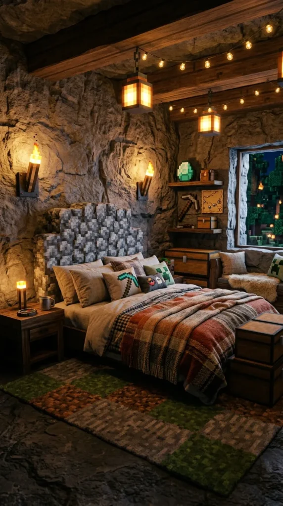  Torch Lit Cave Bed
