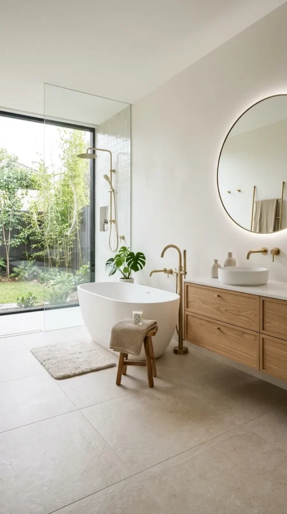 Large Format Light Neutral Tile
