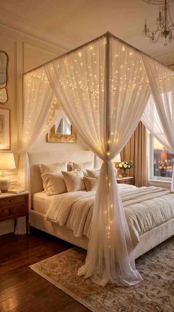 Canopy Fairy Light Drape