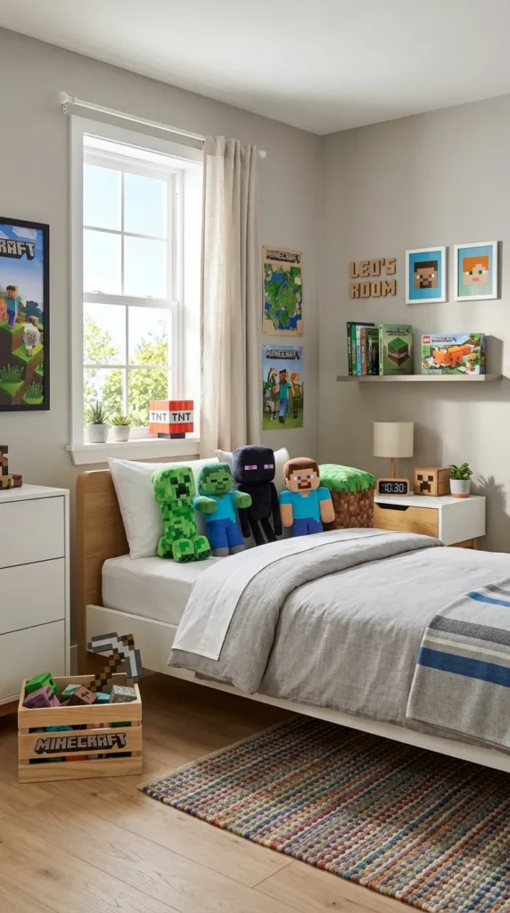 Mob Themed Throw Pillow Bed