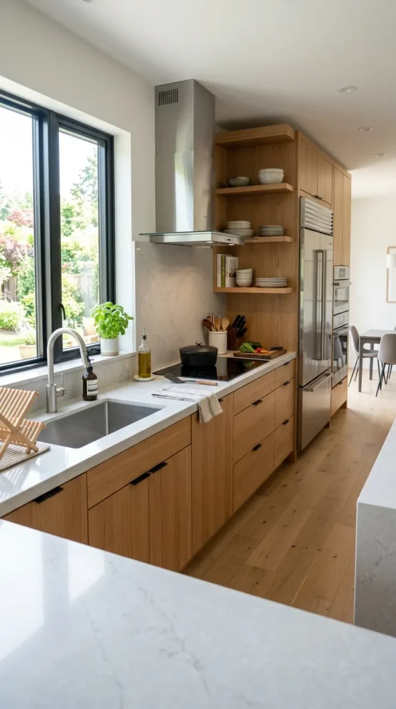 Prioritize the Work Triangle and Counter Space