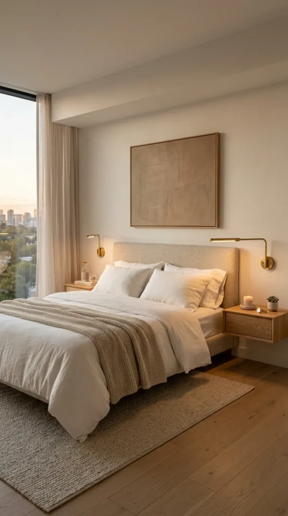 A Wall-Mounted Bedside Sconce for Clean Simplicity