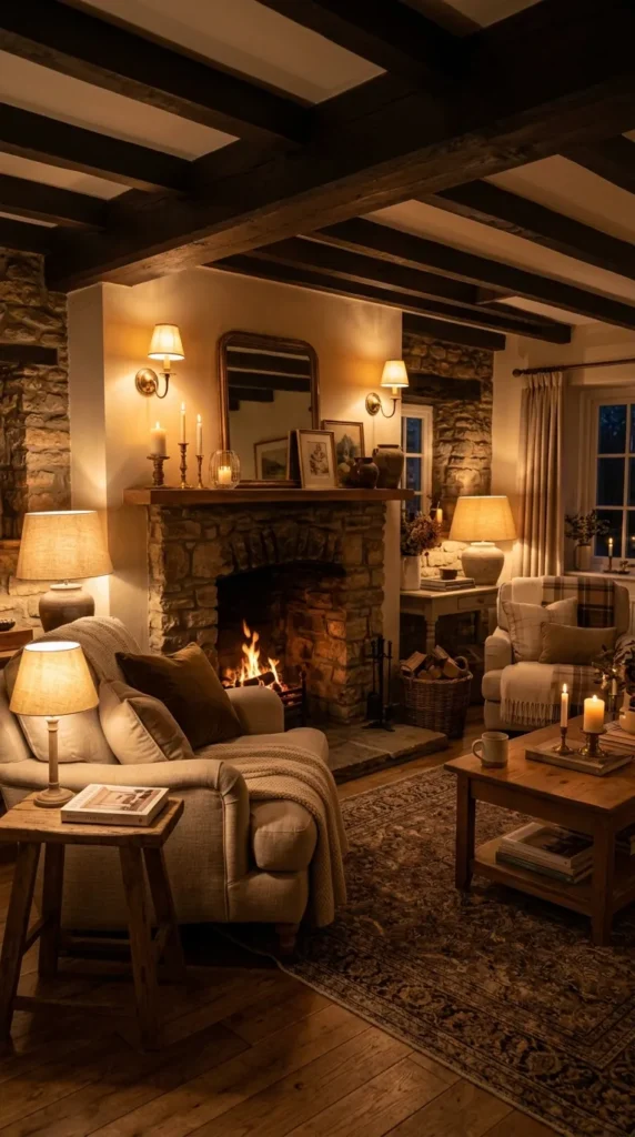 Layered Lighting Creating Warmth Not Brightness