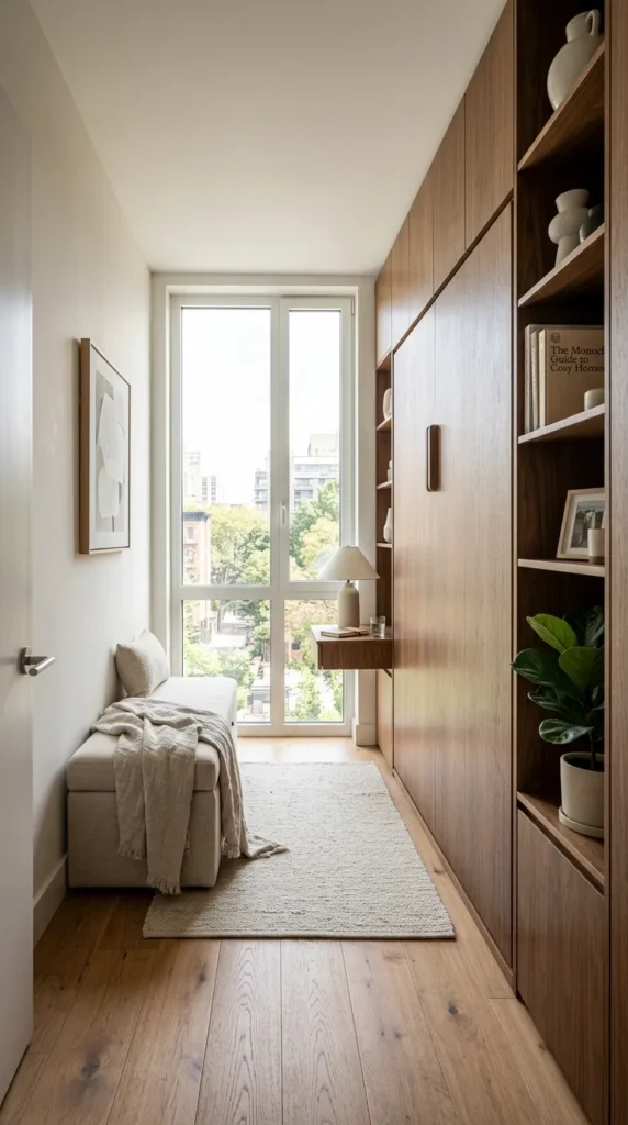  Vertical Murphy Bed for Narrow Rooms
