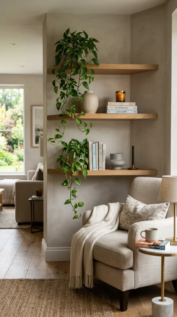 Corner Floating Shelves