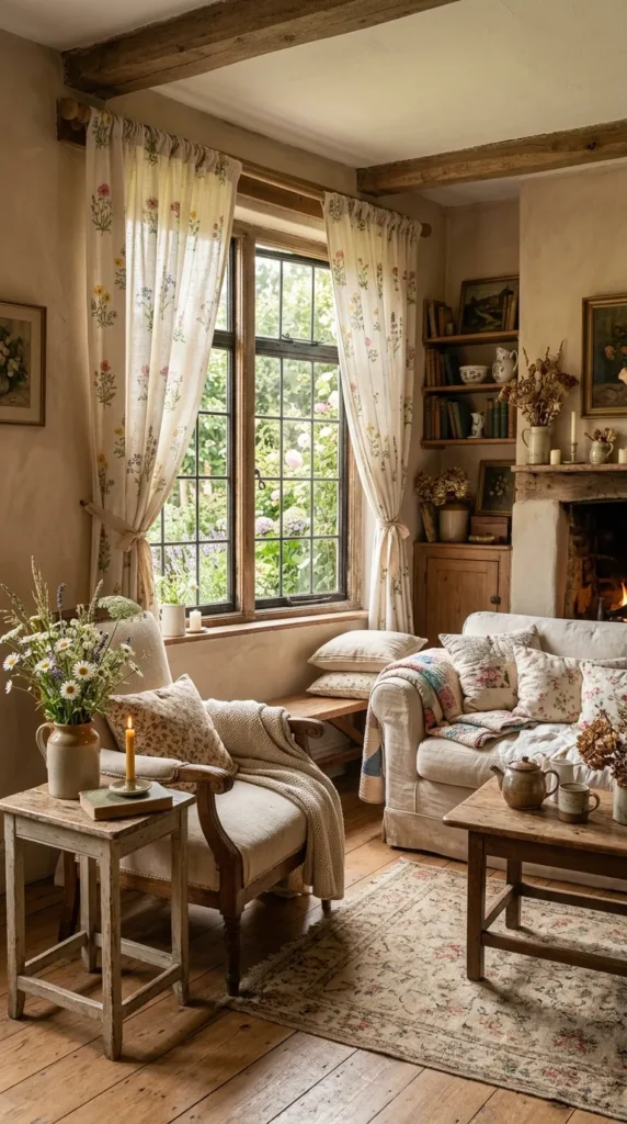  Install Vintage Curtains or Make Your Own