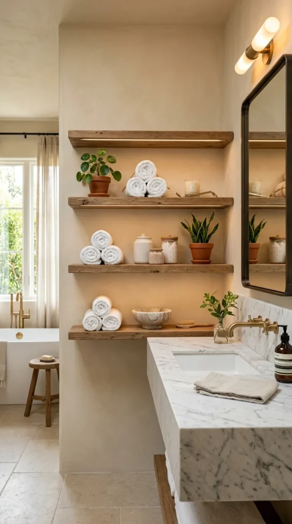 Open Shelving Cabinet for Display and Access
