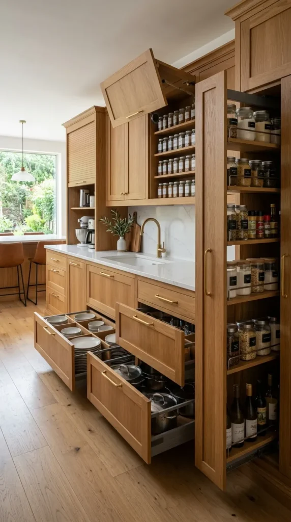 Design the Storage Around What the Kitchen Actually Contains