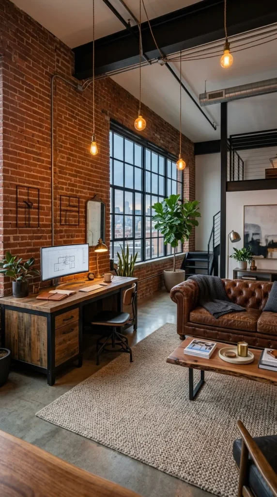 Industrial Style Desk That Looks Like Furniture