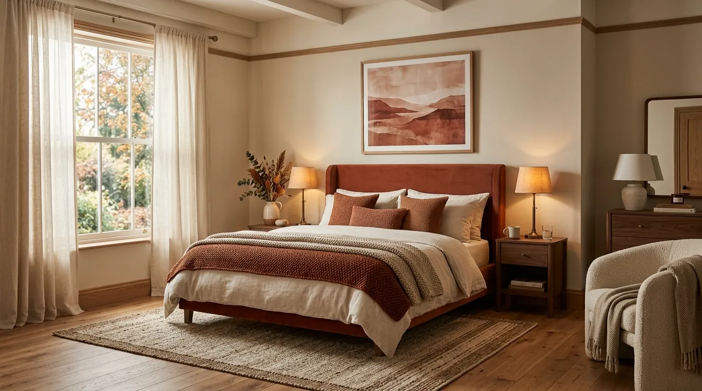 Burnt Orange Bedroom Ideas