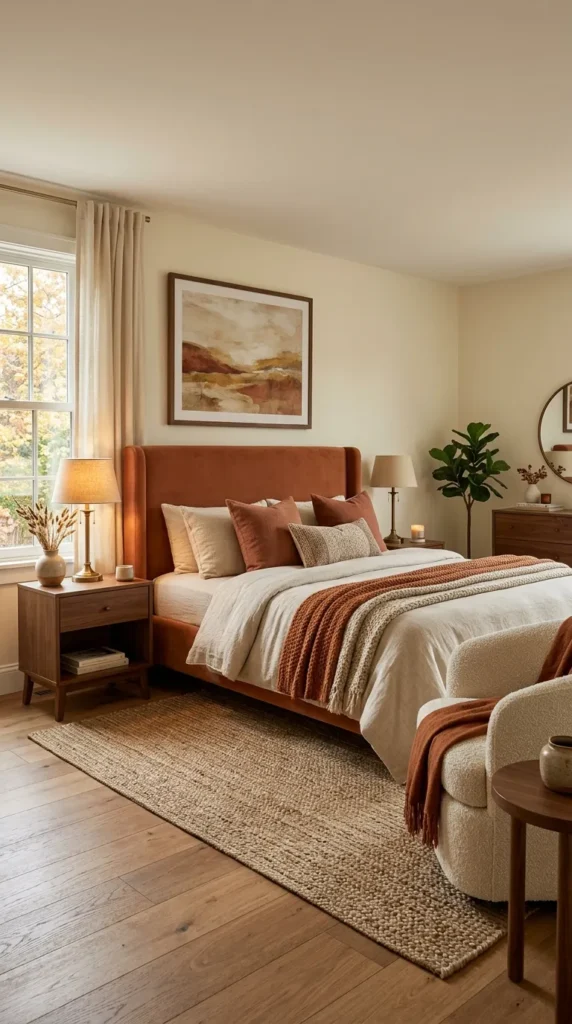 Burnt Orange Bedroom Ideas for a Warm and Cozy Vibe