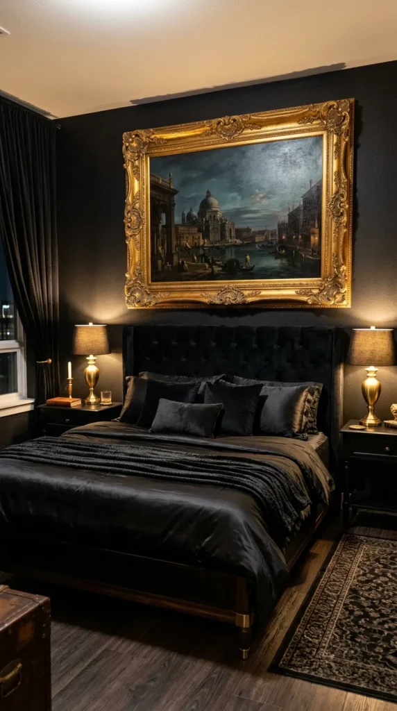 Add a Gold Framed Piece of Art