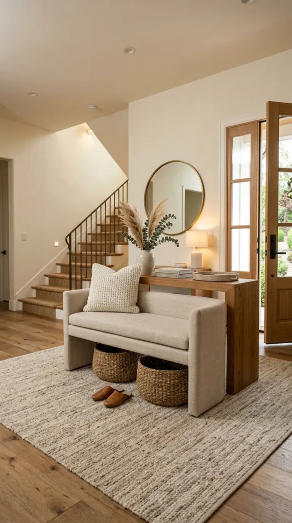  Layer Texture With a Soft Rug and Throw Pillow
