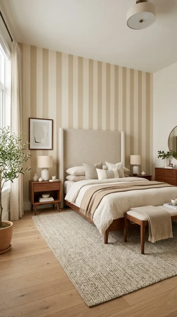 Use Vertical Stripes to Add Height