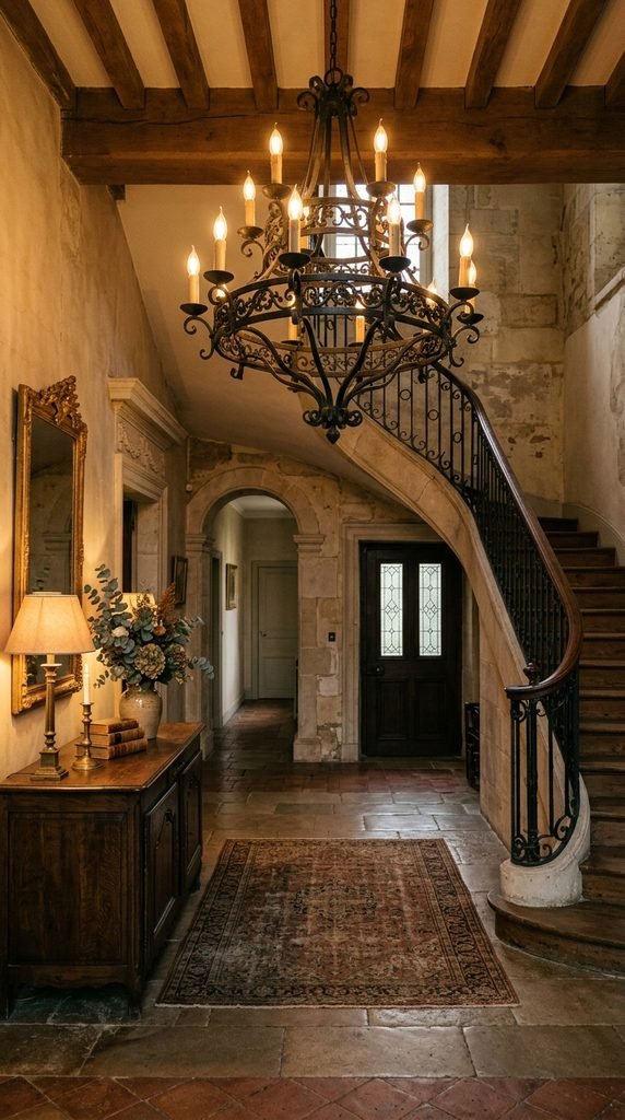 Use a Candle Style Chandelier for Old World Elegance