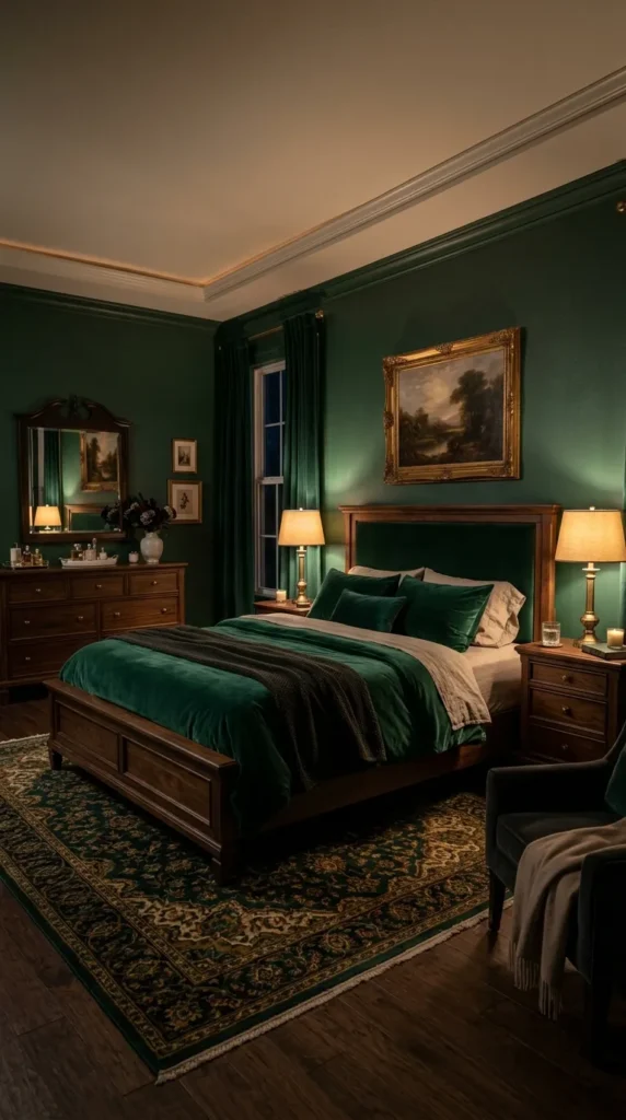 Dark Wood Furniture Over Light
