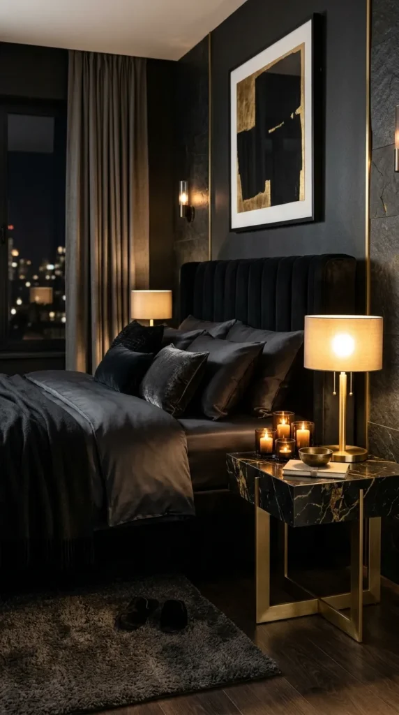 Use Black Marble or Stone Accents
