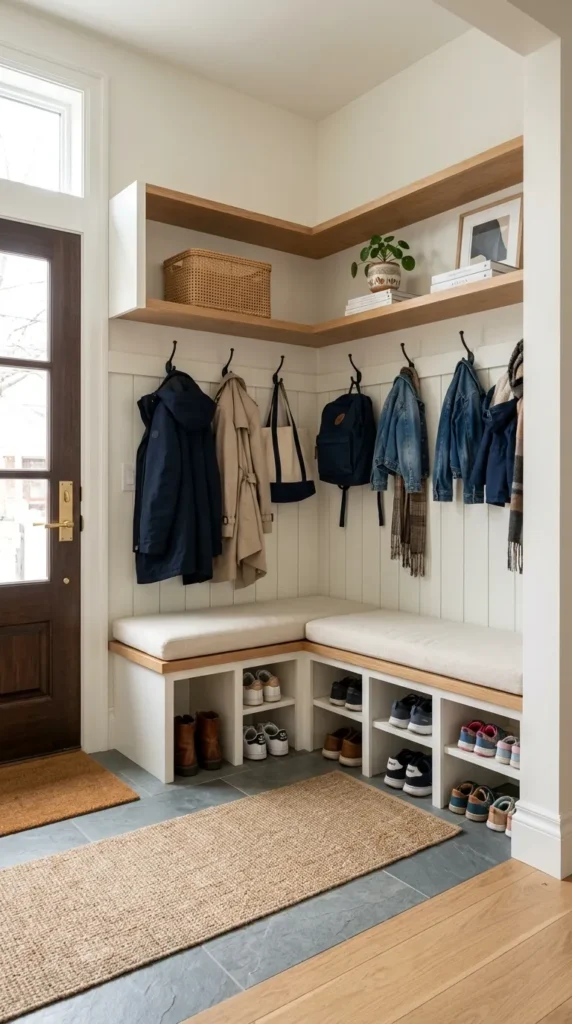  Choose a Bench That Wraps Around a Corner