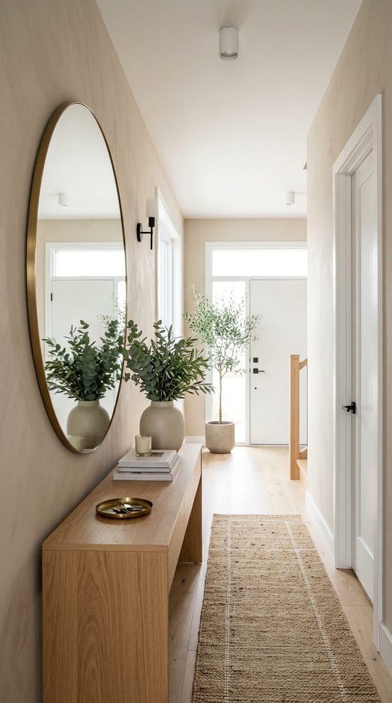 Choose an Oversized Round Mirror for Maximum Light