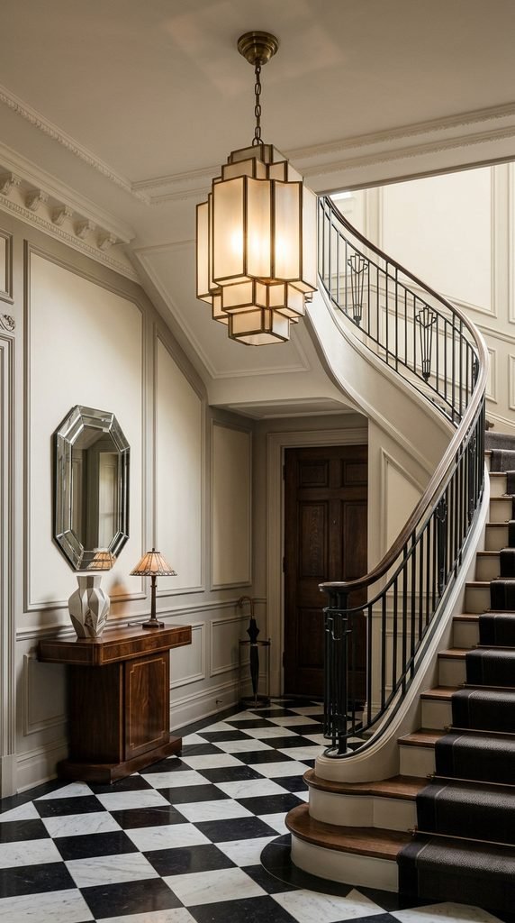  Add a Chandelier That Echoes the Home's Architectural Era