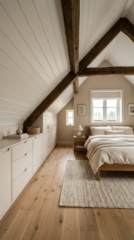  Use Built In Storage Along the Knee Walls