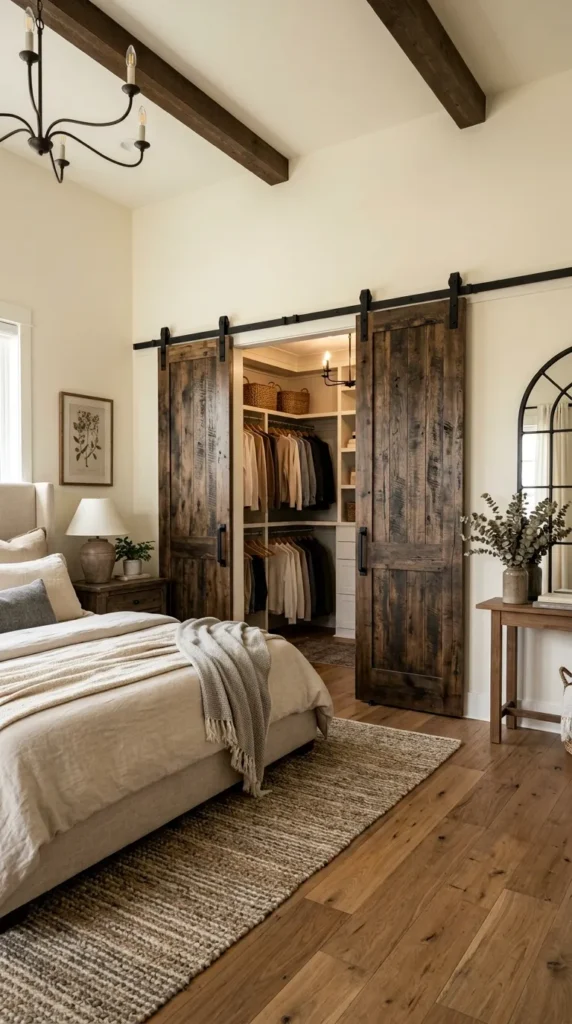Use a Double Barn Door for a Wide Opening