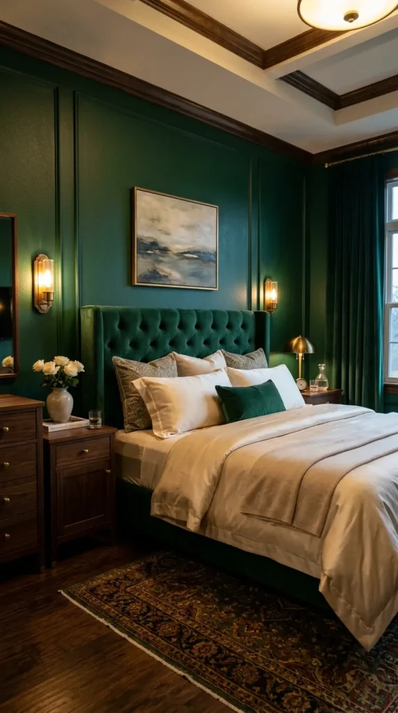 Emerald Green for Romantic Without Being Cliché