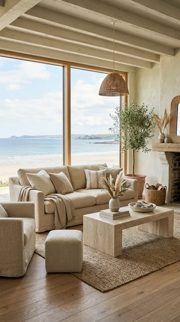 Natural Linen Upholstery for Organic Warmth