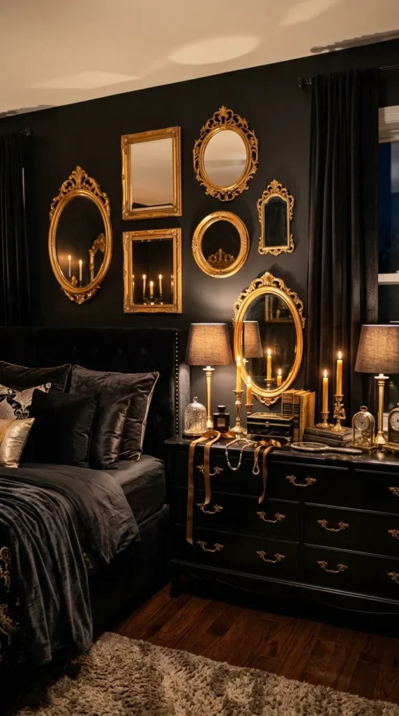Layer Gold Framed Mirrors
