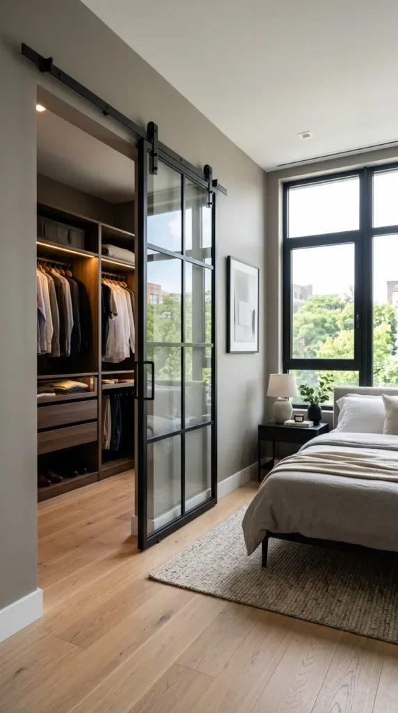  Try a Black Steel Frame Door for a Modern Look