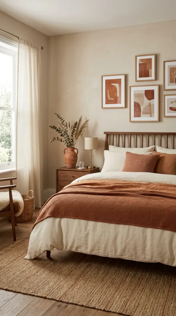 Use Terracotta and Rust as Supporting Tones