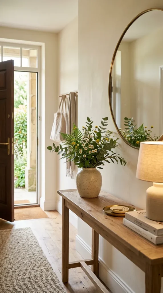 Display Fresh Flowers or Greenery