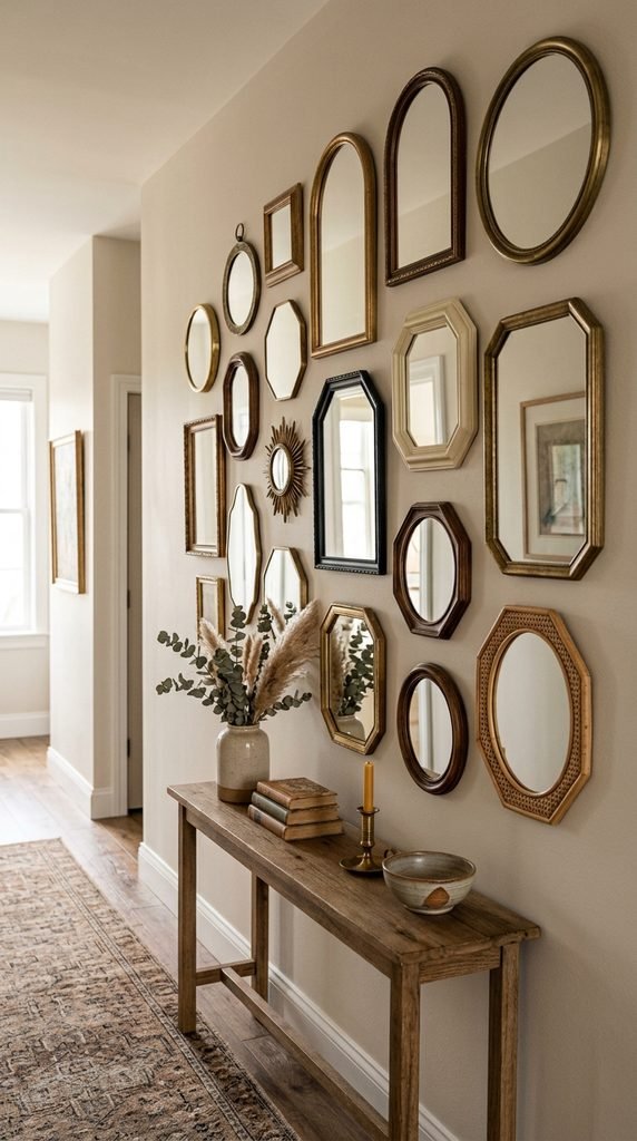 Add a Cluster of Small Mirrors Instead of One Large Piece