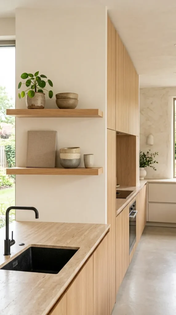Use Open Shelving Sparingly and With Discipline